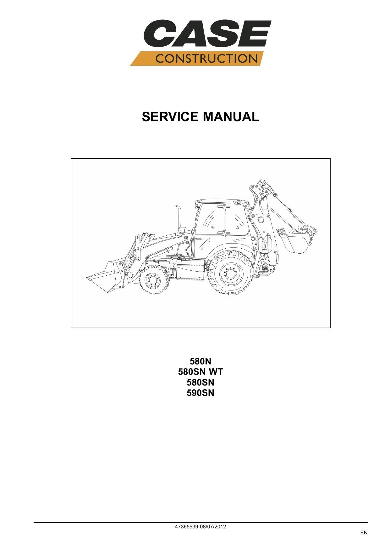 580N, 580SN, 580SNWT, 590SN Service Manual